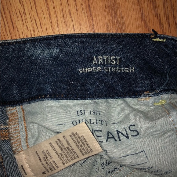 NWT American Eagle Artist Jeans Size 4 Reg - Picture 9 of 10